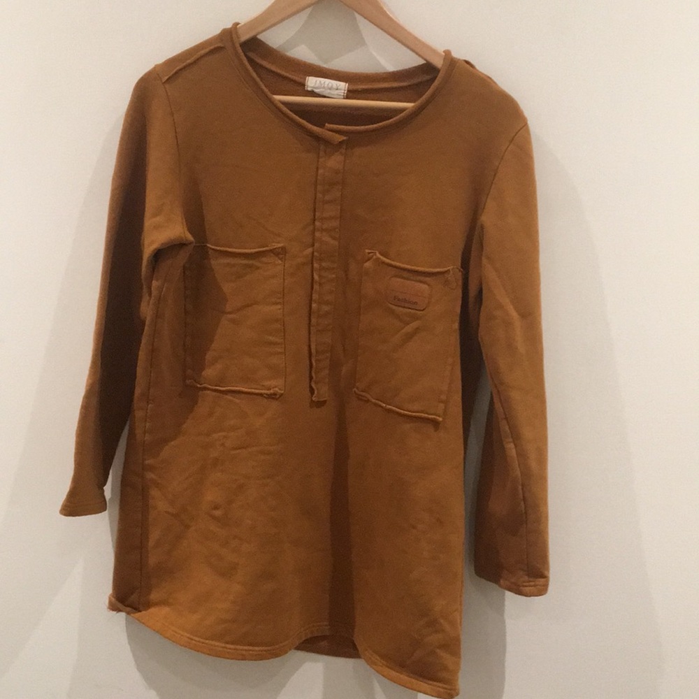 JMQY Deep Mustard Sweater